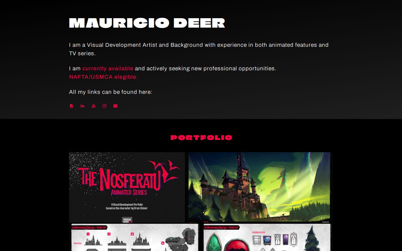Mauricio Deer - Portfolio Vis Dev 2024